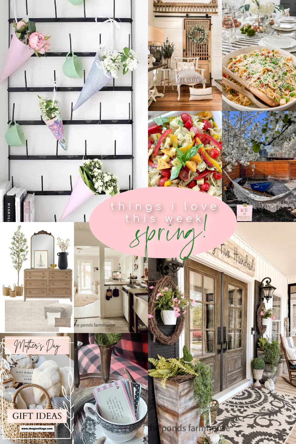 Spring Ideas I Love This Week. Celebrate Spring with these fresh and thoughtful Home Ideas, recipes and gift ideas! 