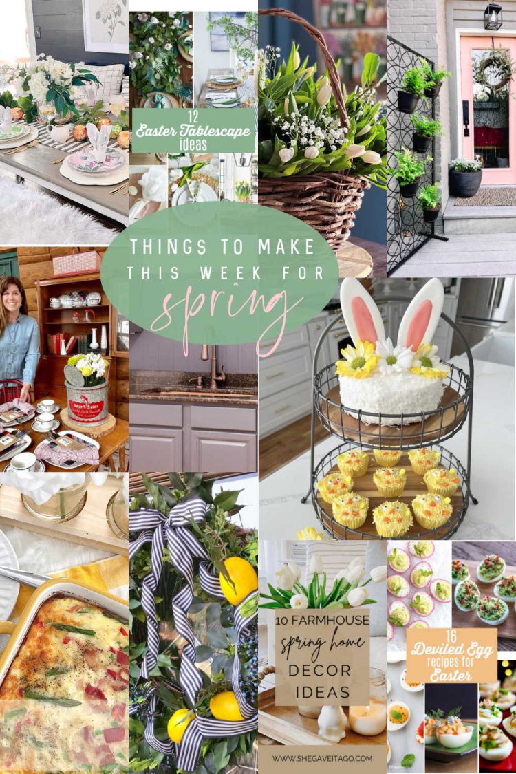 Things to make this week for spring