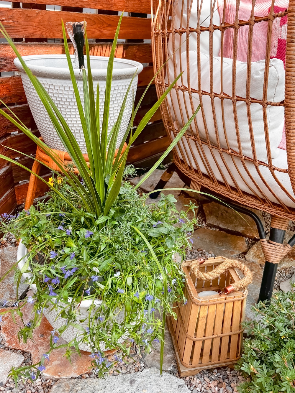 Turn a Pot Into a Fountain in 10-Minutes! You can create a DIY fountain in just minutes and create a soothing backyard focal point!