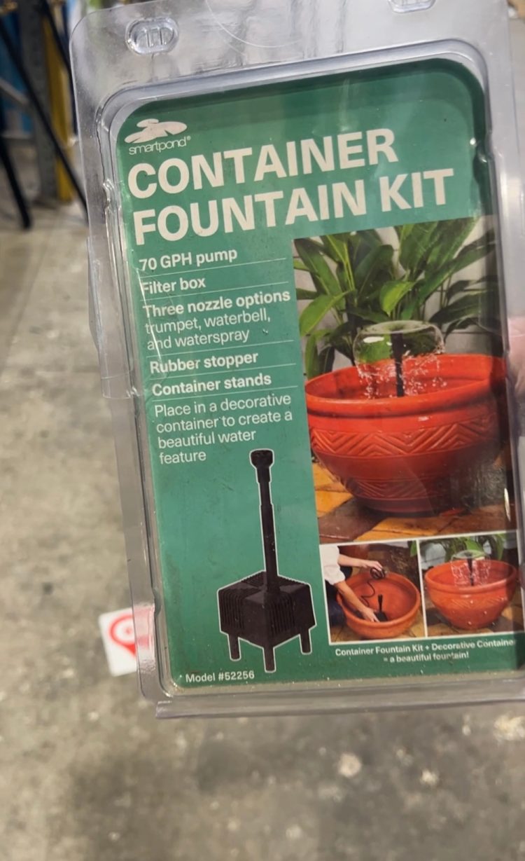 Turn a Pot Into a Fountain in 10Minutes turn your patio into an oasis!