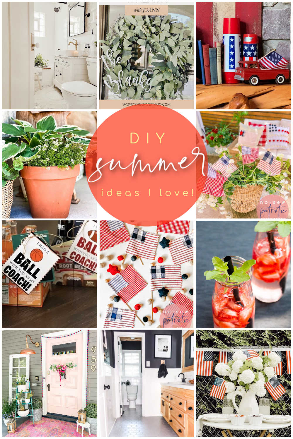 Summer DIY Ideas I Love. Summer is the perfect time to tackle some big and small home projects!