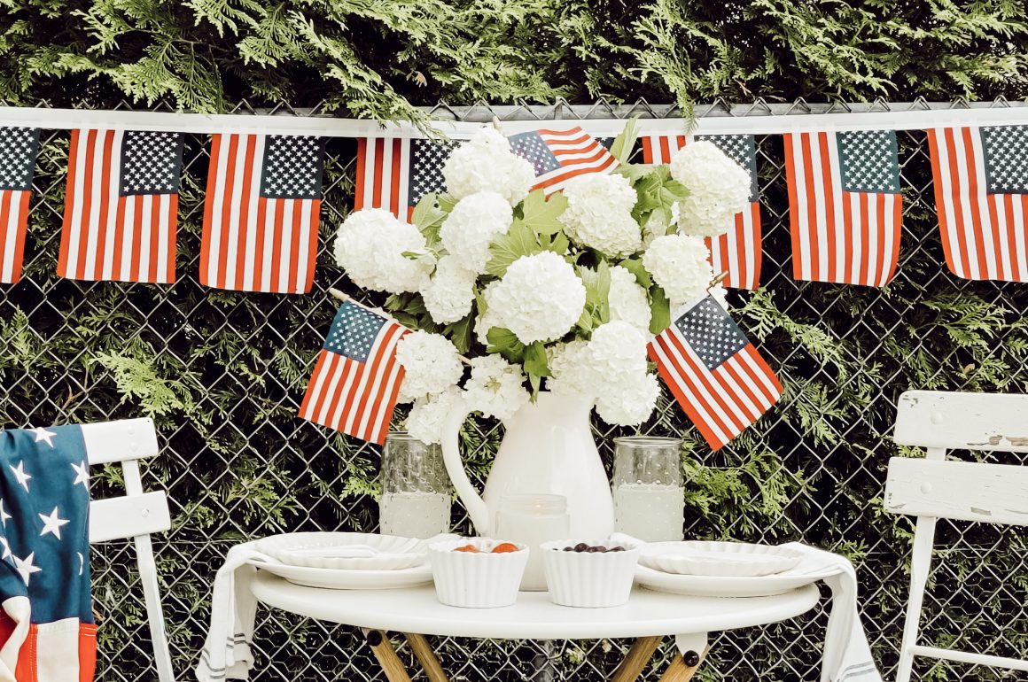 Patriotic patio ideas 