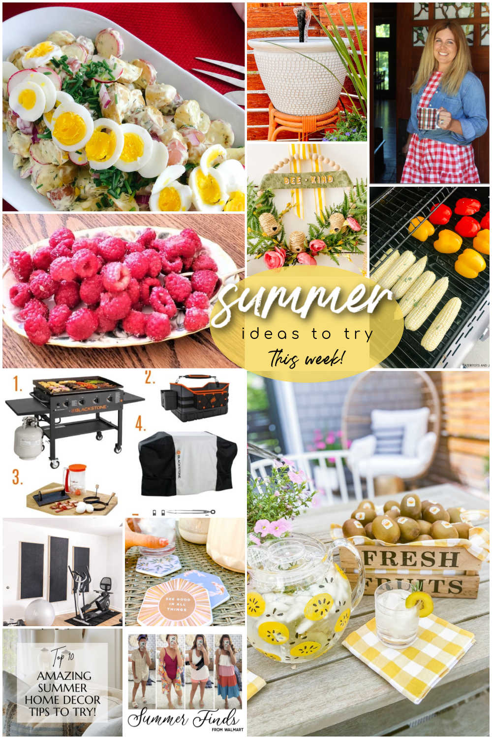 Summer Ideas to Try This Week! Bring some summer vibes into your life with these DIY, decorating and recipe ideas. 