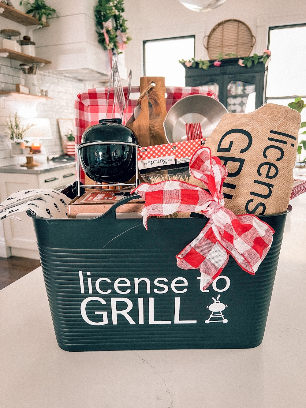 License to Grill Father's Day Gift Basket - Tatertots and Jello