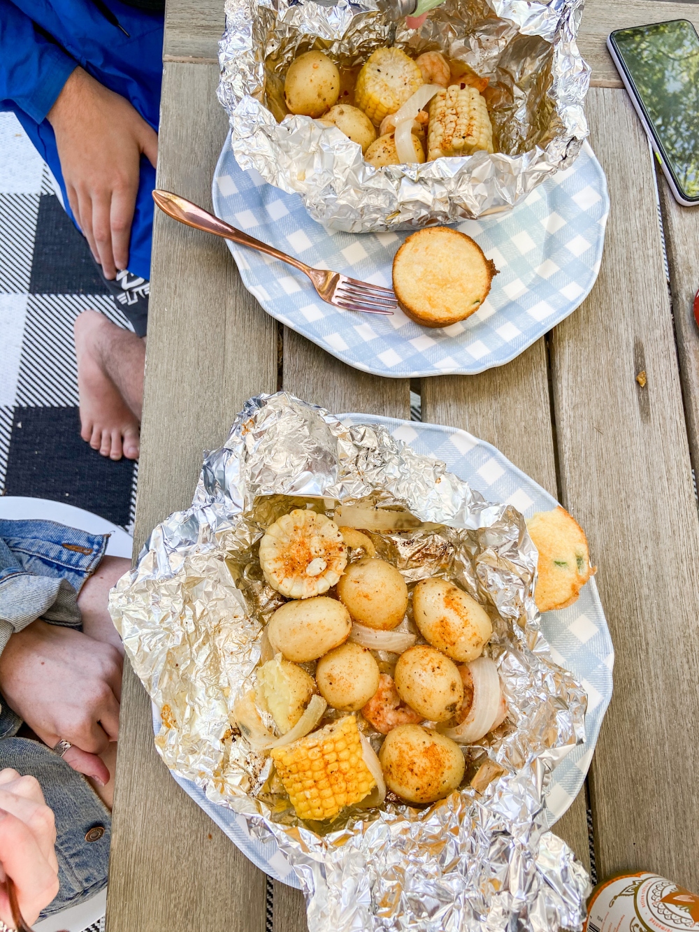 Shrimp Boil Grill Packets 