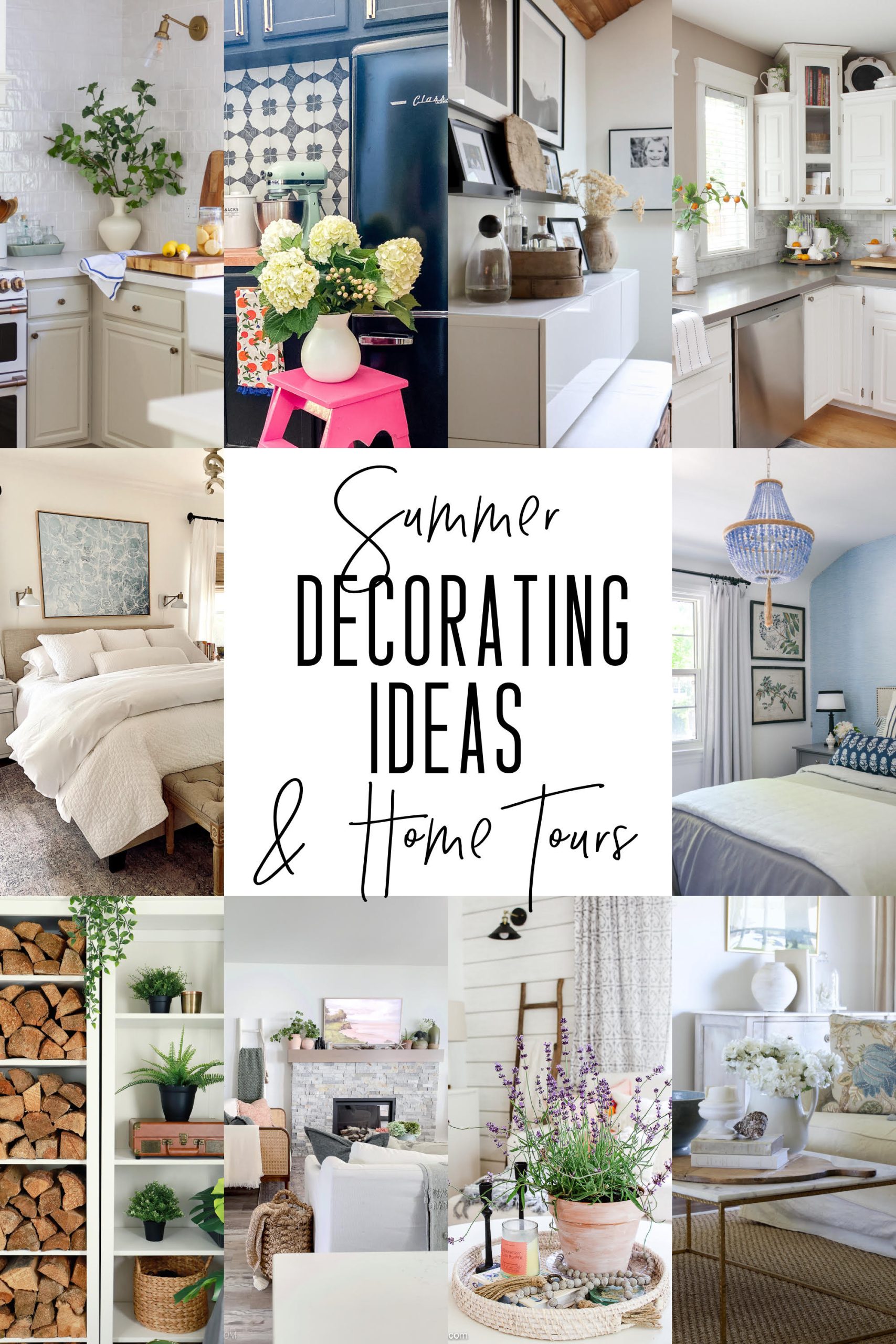 Summer Home Tours and DIY Ideas 