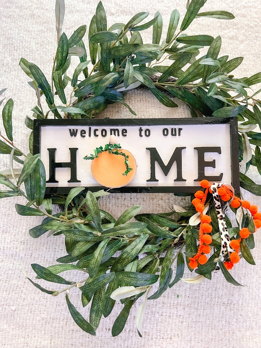 Year-Round Interchangeable Wreath. Create a wreath you can leave up all year by switching out seasonal wood decorations! 