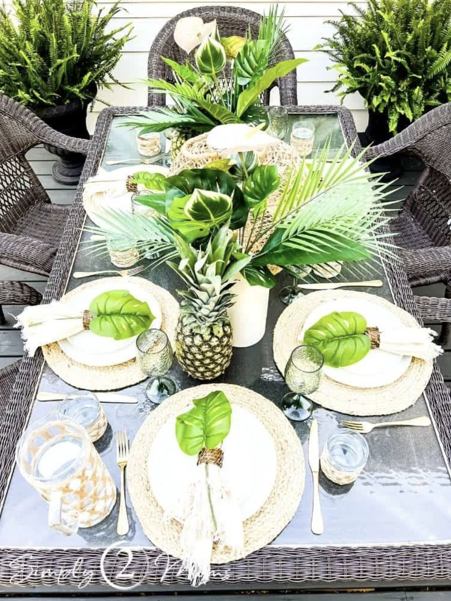 Luau dinner party ideas 