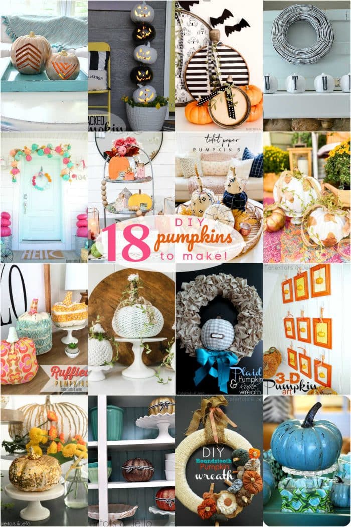 18 DIY Pumpkin Ideas for Fall!