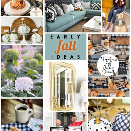 Early Fall Home Ideas! Get ready for Autumn with these easy ways to transition your home from summer to fall!
