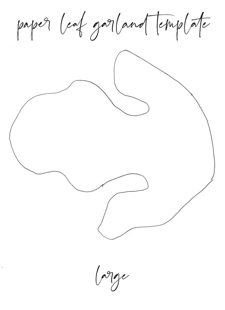 Paper Bag Leaf Garland turn old grocery bags into a fall garland!