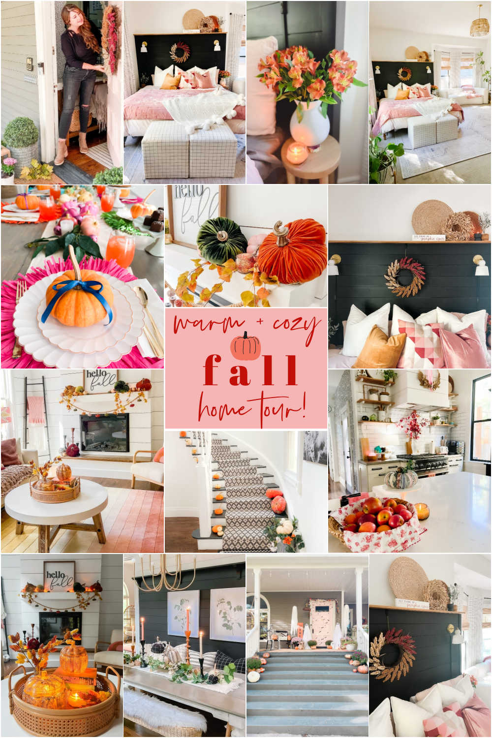 Warm and Cozy Fall Cottage Tour. Add some simple and inexpensive ways to add a warm and cozy feeling to your home with these ideas! 