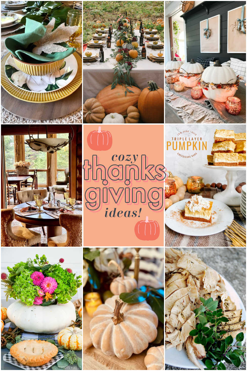 Welcome Home Saturday - Cozy Thanksgiving Ideas! Now that the air is cooler, make your home cozy with these pretty ideas! 