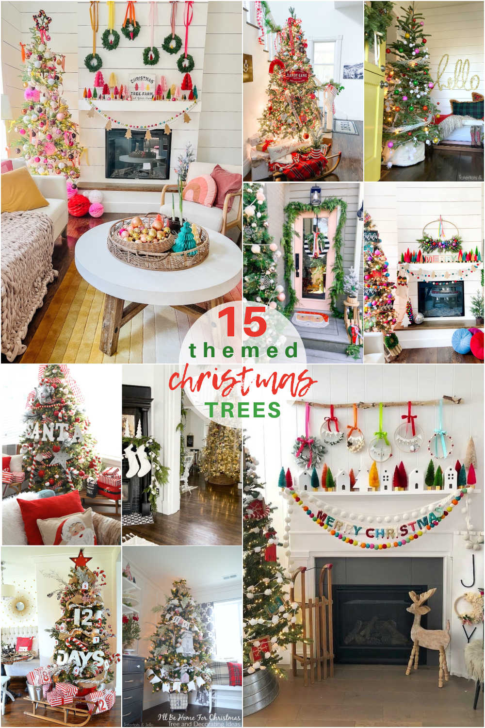 15 Themed Christmas Tree Decorating Ideas. Create a gorgeous themed Christmas tree with these easy and affordable ideas! 