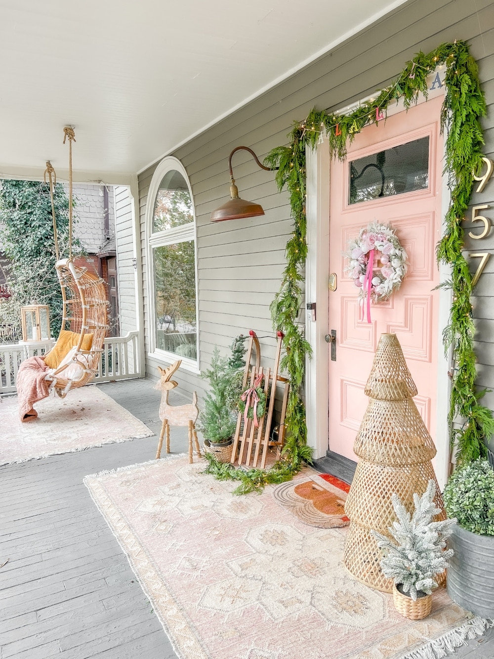 1891 Cottage Bright Holiday Tour. I'm sharing some easy ideas to bring happy colors to your home this holiday season!