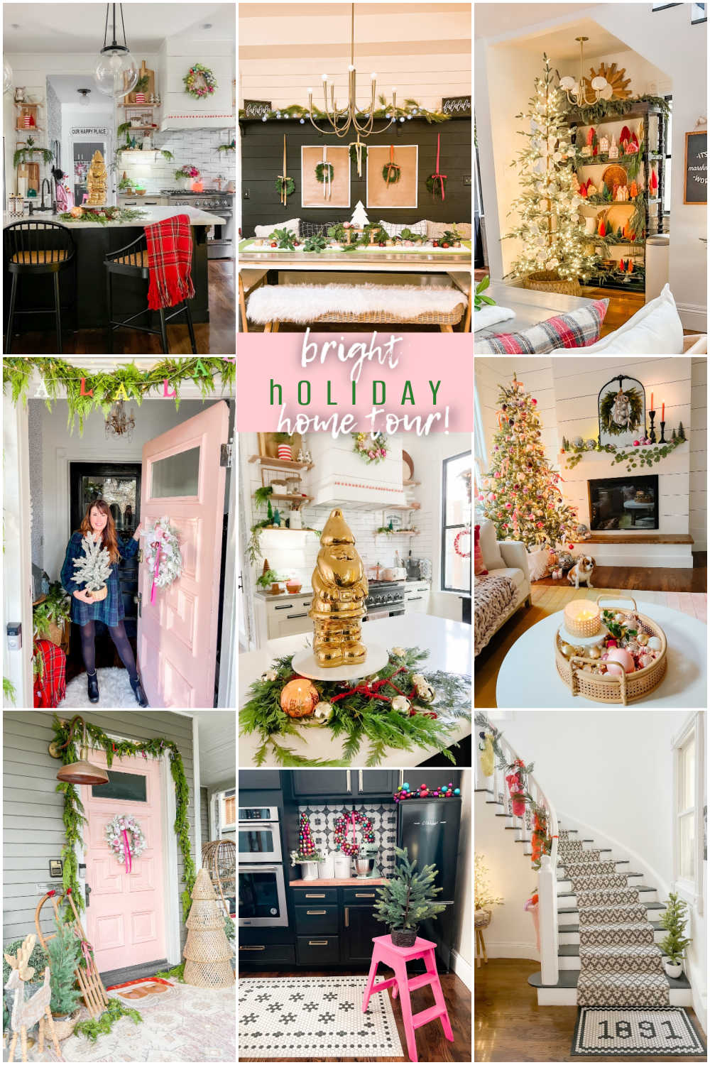 I’m sharing some easy ideas to bring happy colors to your home this holiday season! 