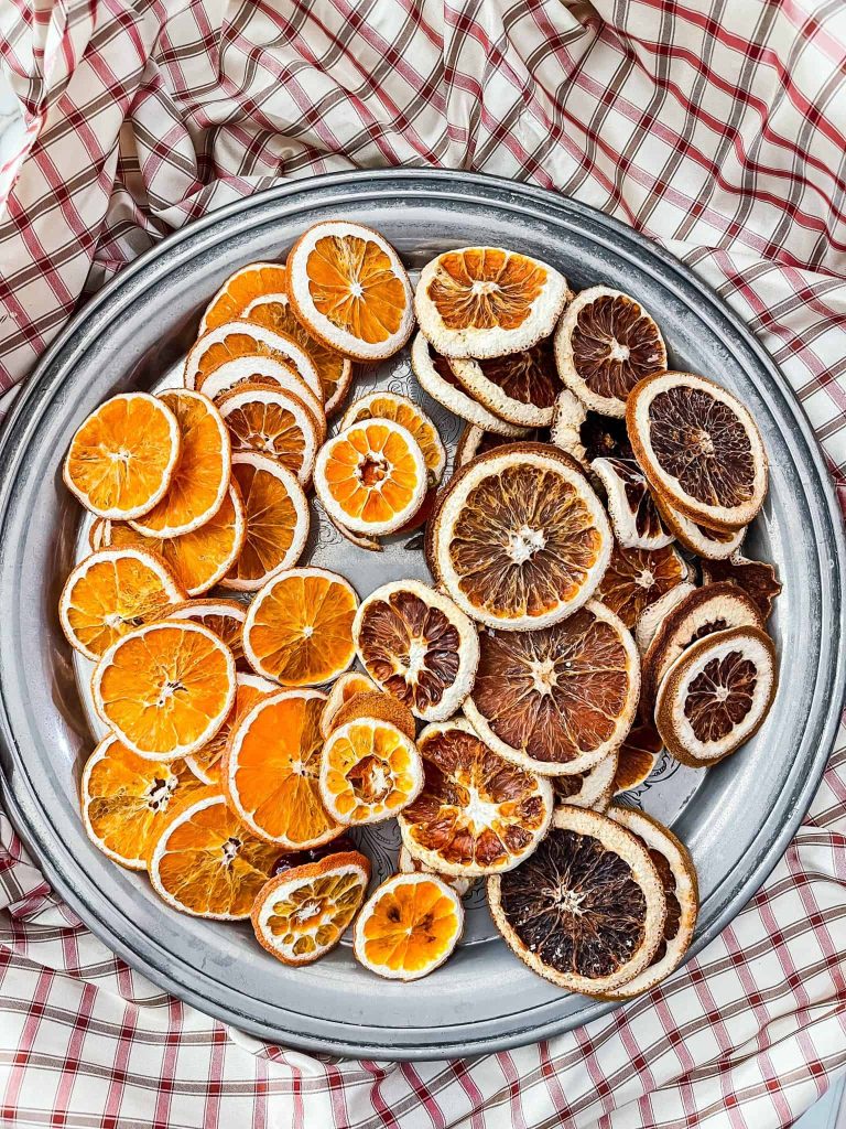 how to dry orange slices 