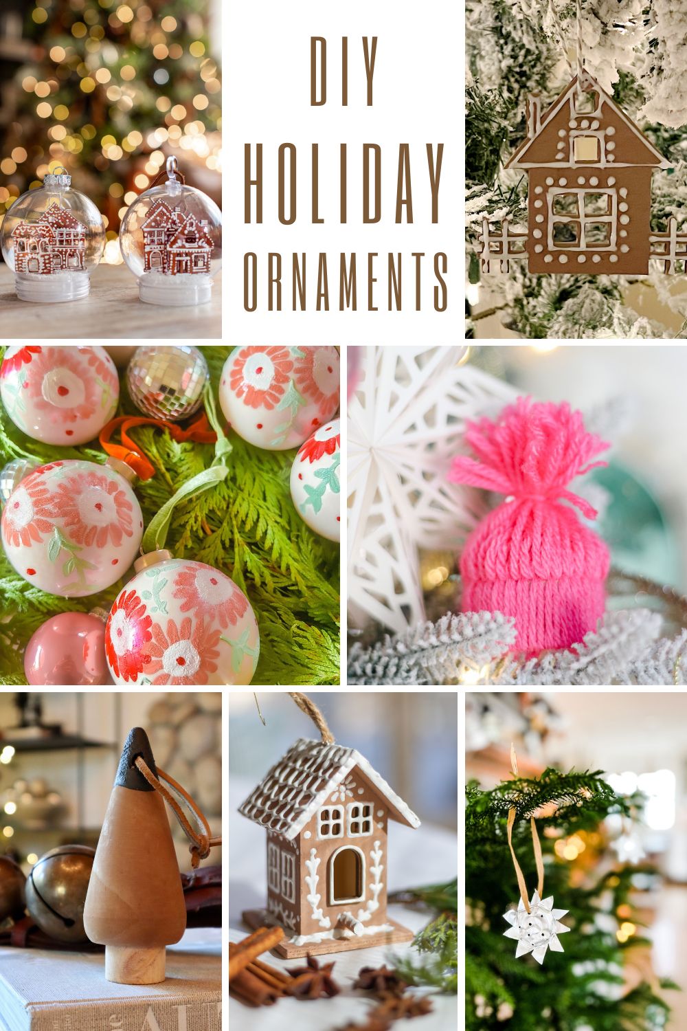Seven DIY Holiday Ornament Tutorials