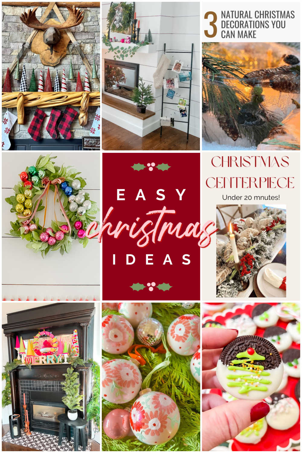 Easy Christmas Ideas. Make your home merry and bright with these easy and festive holiday ideas! 