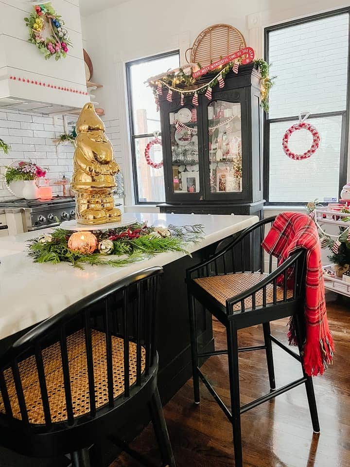 1891 Cottage Bright Holiday Tour. I'm sharing some easy ideas to bring happy colors to your home this holiday season! 