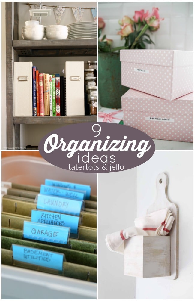 Organizing doesn’t have to be hard! Here are 9 simple ways to declutter and organize your home for the new year!