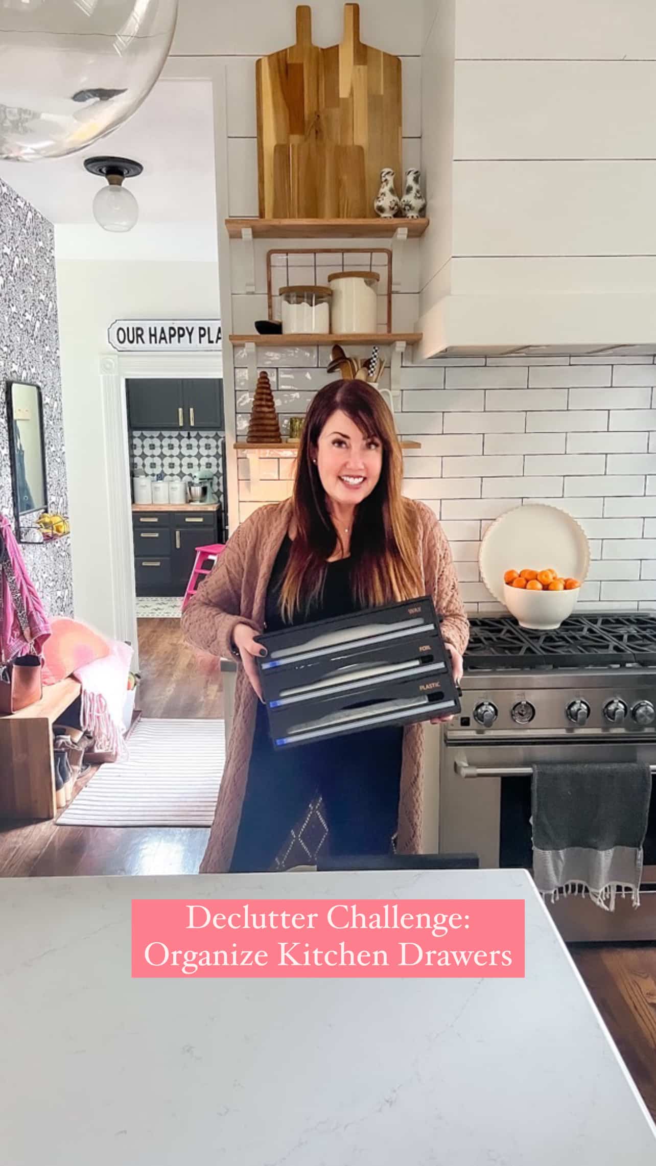 Kitchen Roll Organizer for kitchen drawers 