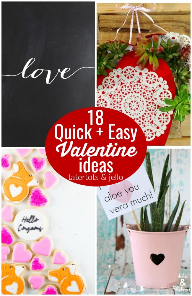 18 quick and easy valentine's day projects 