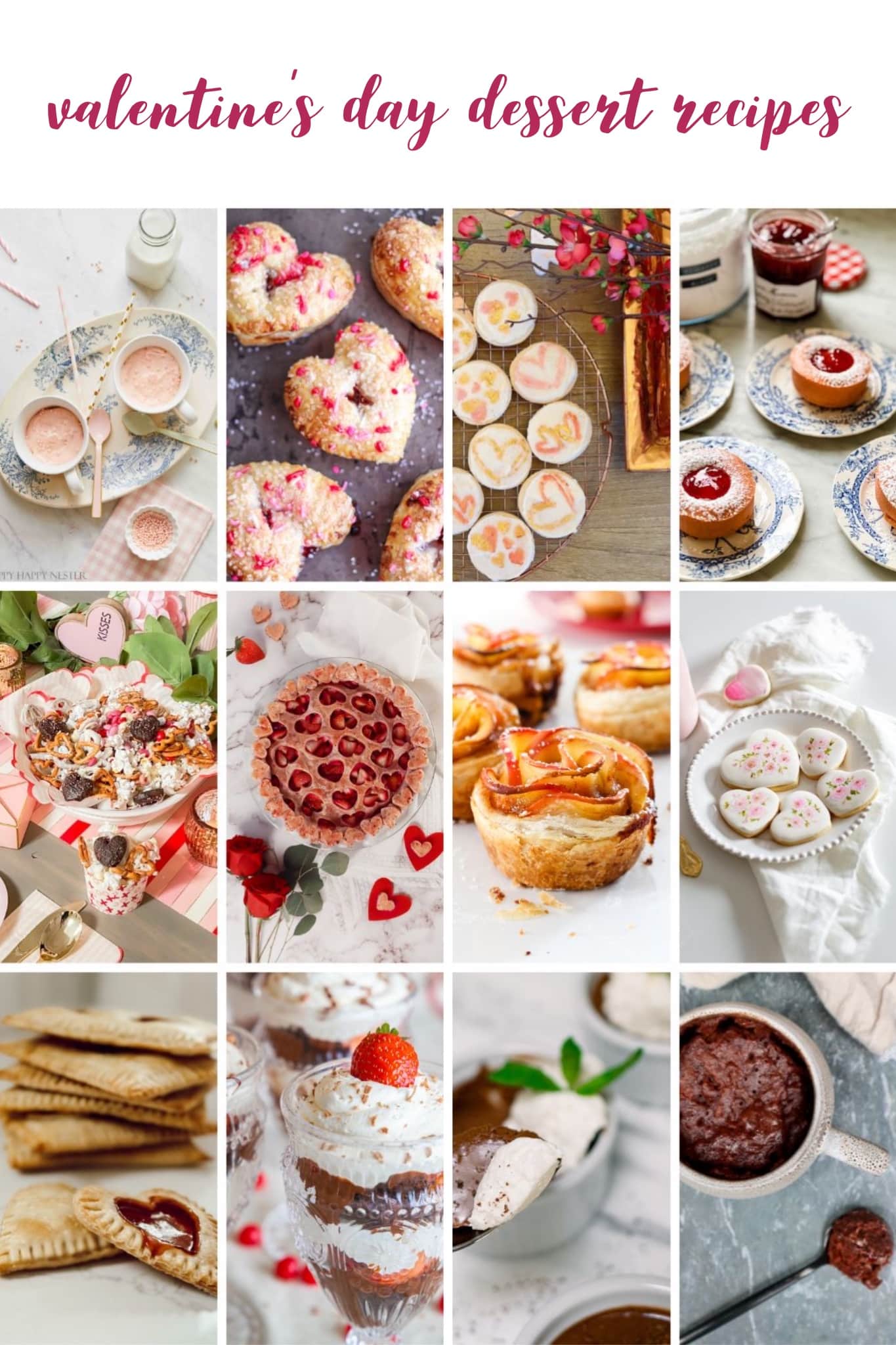 12 valentine's day dessert recipes