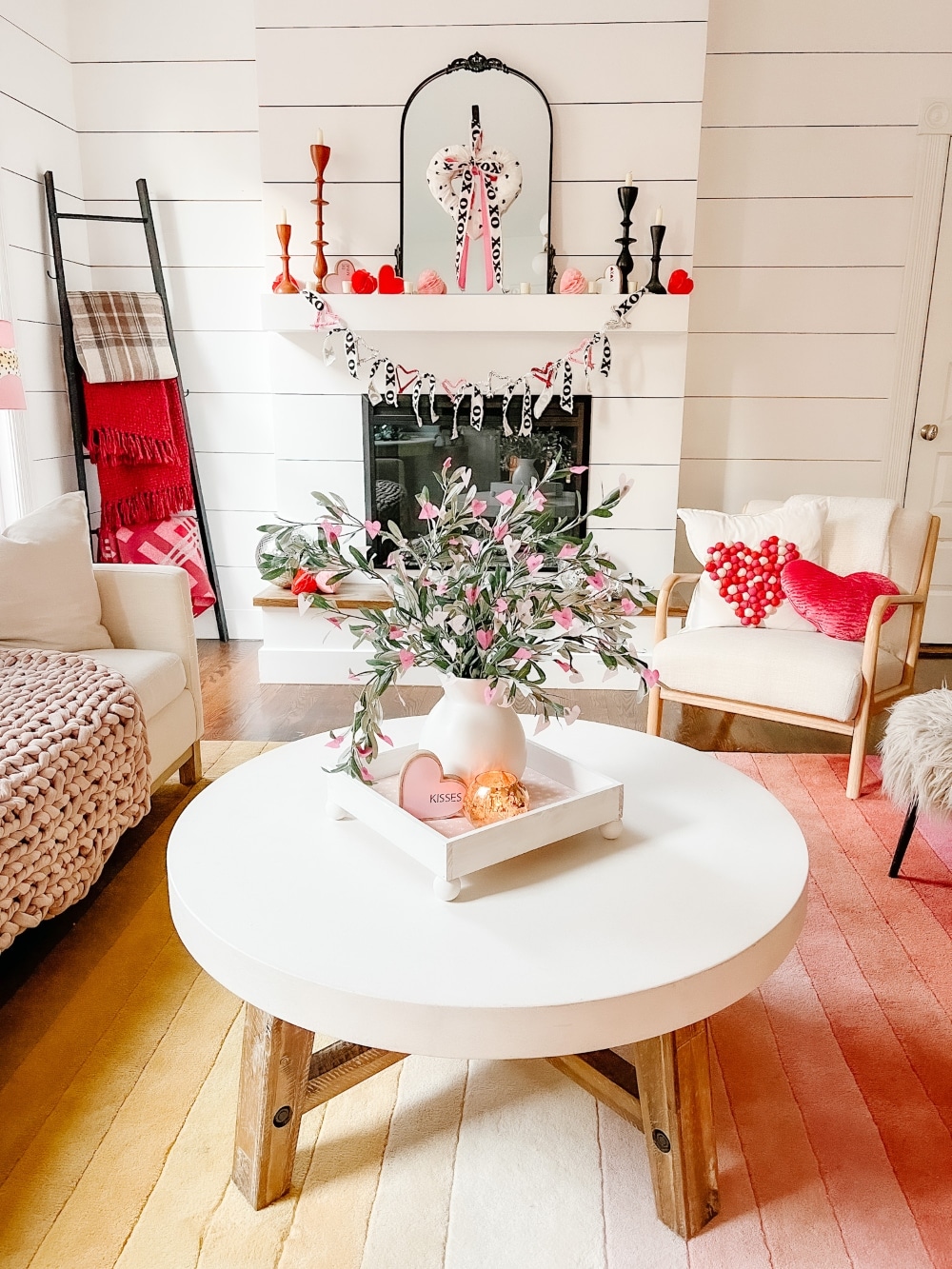 Tissue Paper Valentine Tree Centerpiece. Use inexpensive sheets of tissue paper to create a sweet valentine tree for a centerpiece of focal point! 