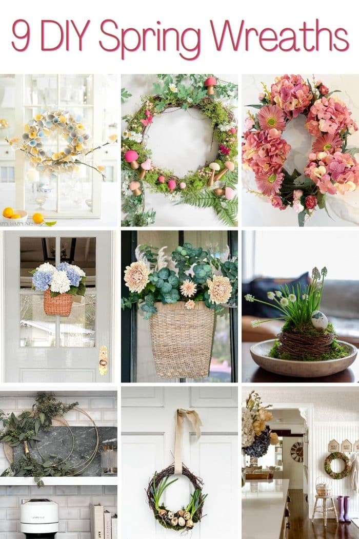 Spring Mushroom and Moss Wreath - so trendy for Spring!