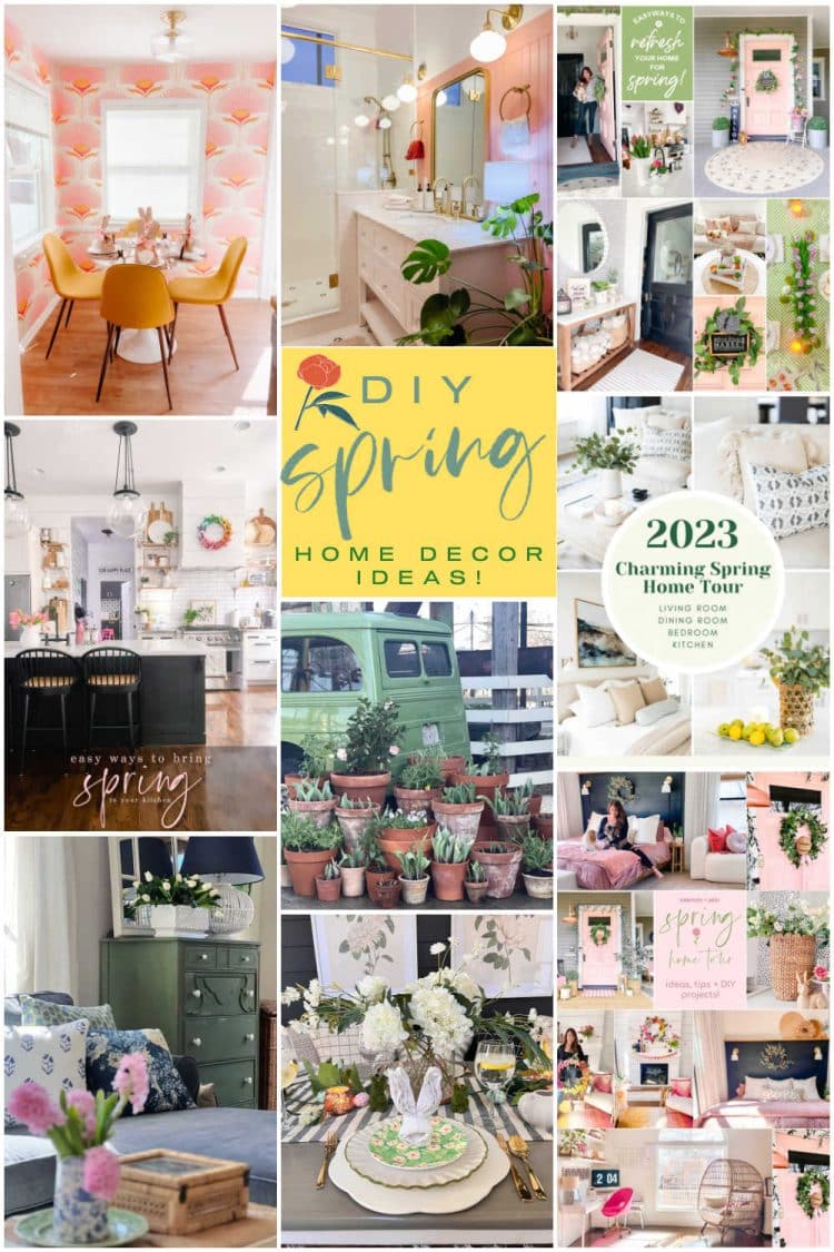 Spring Home Decor Ideas Easy ways to add Spring to your home!