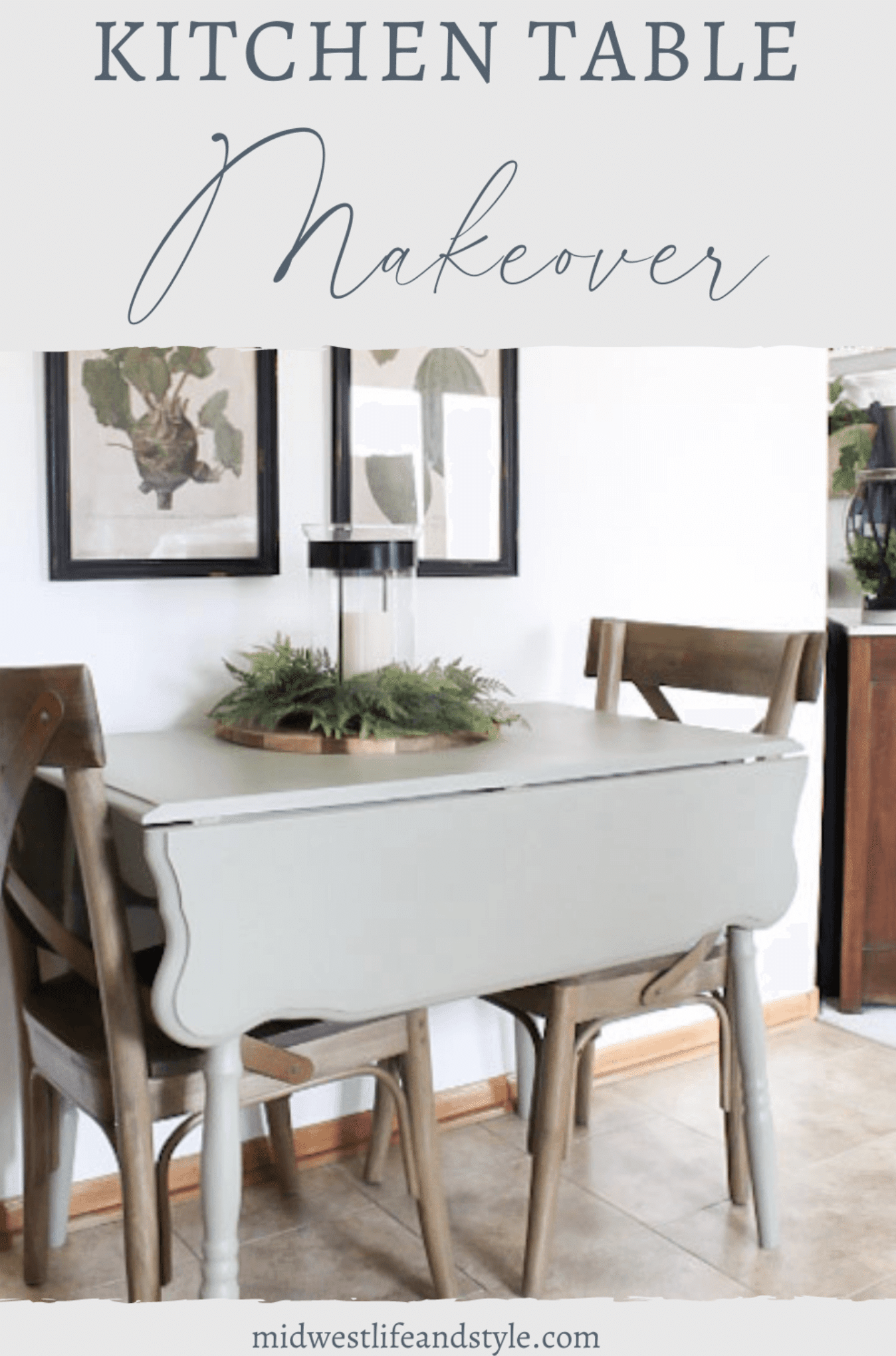 Do you have an outdated table that could use some TLC? Jen shows you how easy it is to give your kitchen table an affordable makeover with just a bit of mistint paint.