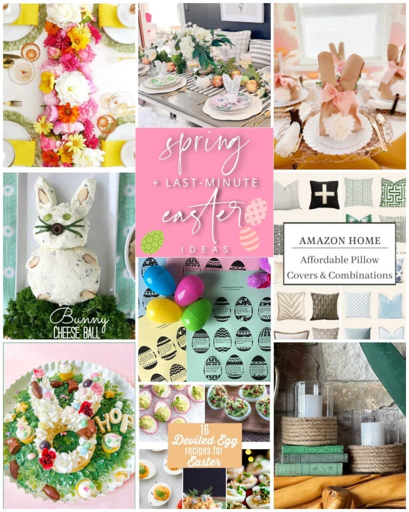 Spring Decorating and Recipes - last-minute Easter ideas!