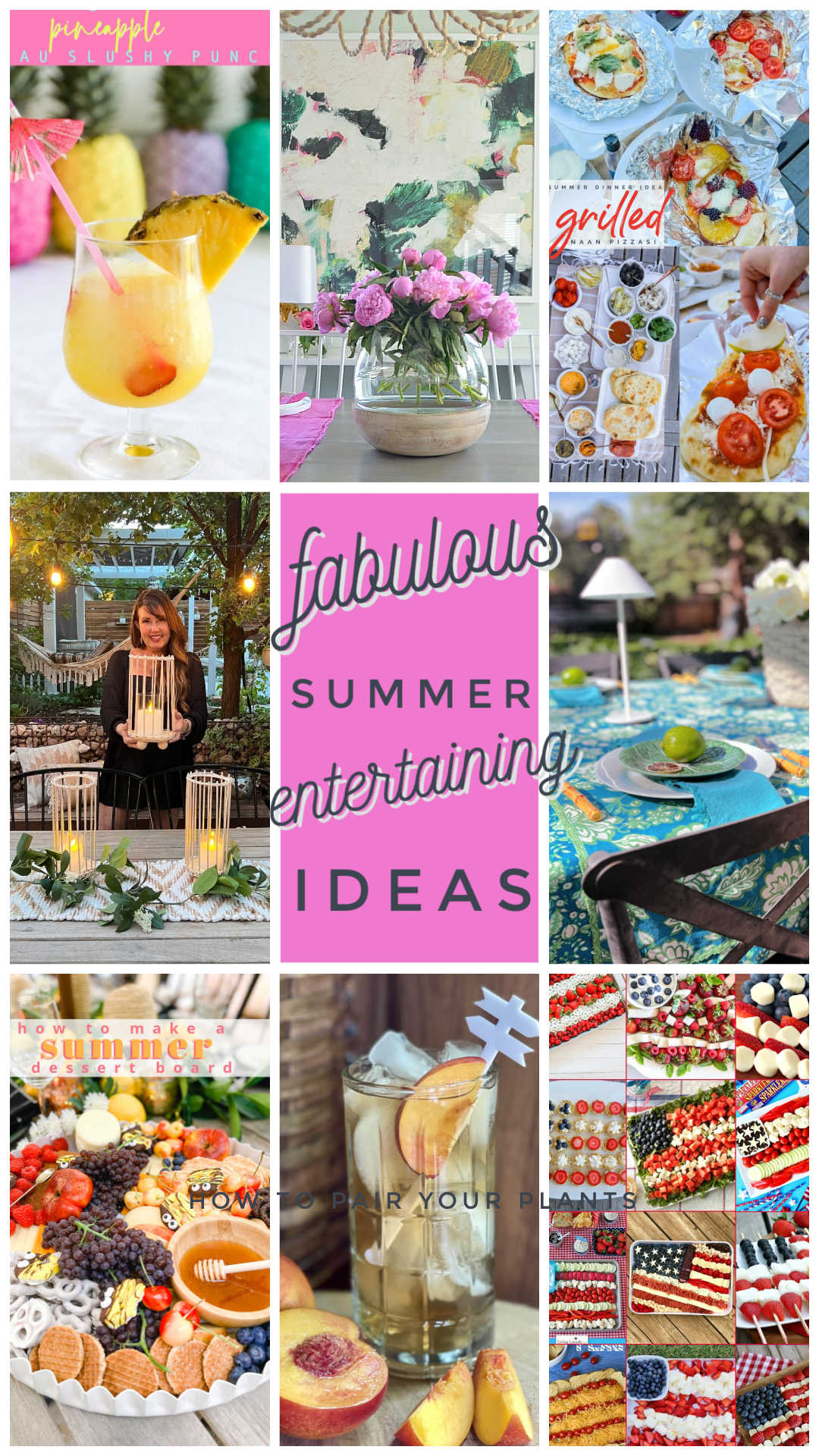 Fabulous Summer Entertaining Ideas. Kick summer off with these beautiful and delicious ways to host your family and friends! 