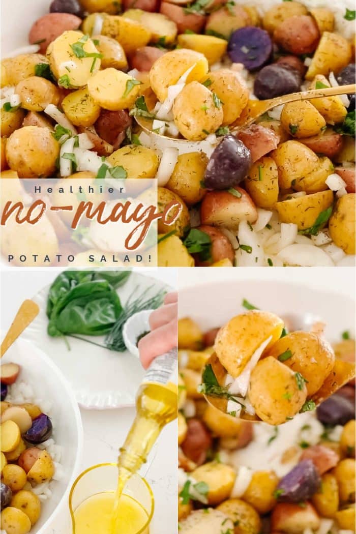 Sweet and Crunchy No-Mayo Potato Salad