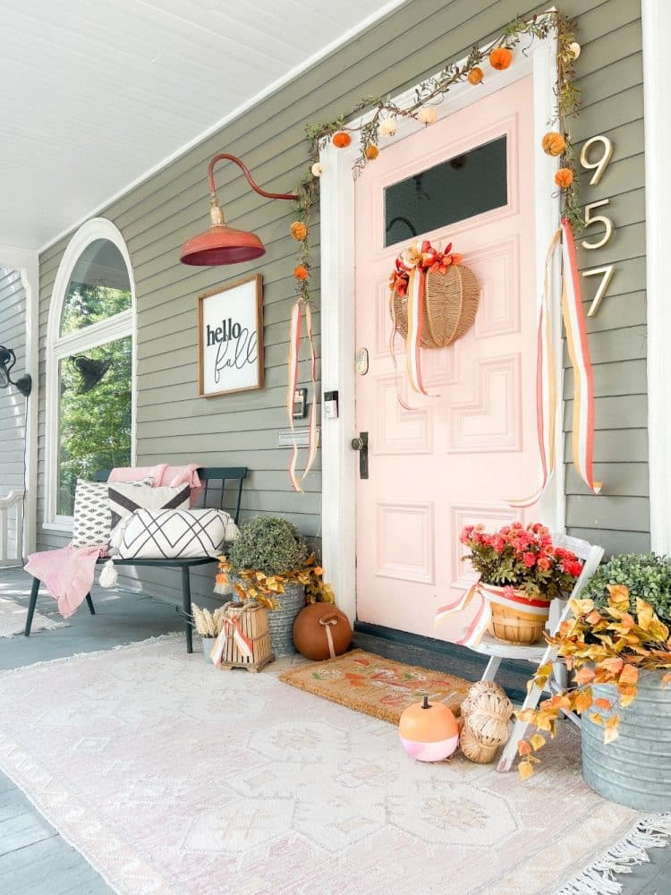 Embracing Autumn's Warmth: A Delightful Porch Transformation