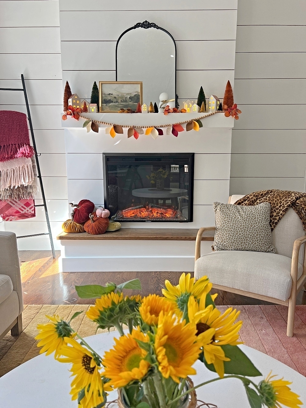 DIY Fall Leaf Paper Bag Garland - A Wonderful Thought