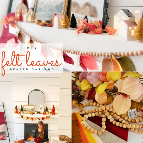 Paper Bag Leaf Garland - turn old grocery bags into a fall garland!