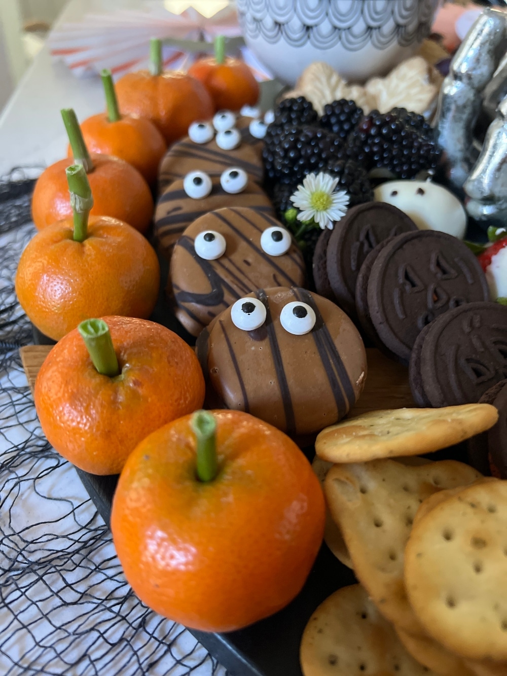 Trader Joe's Halloween Snack Board. Wow your friends and family with this delicious snack board, perfect for every Halloween occasion!