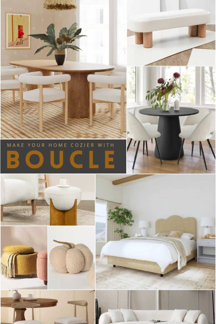 Make Your Home Cozier with Boucle!