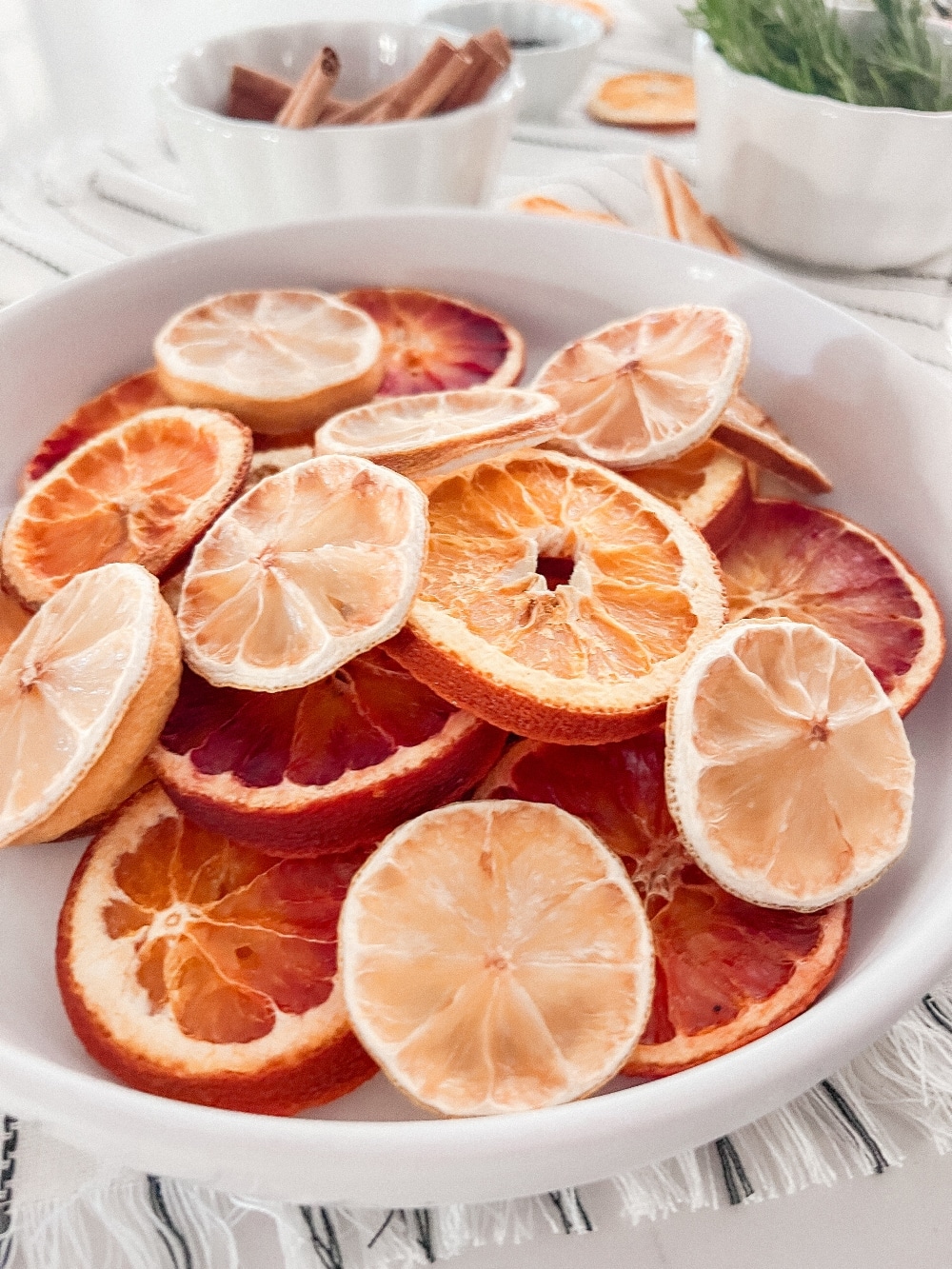 Oven Dried Lemon Slices 