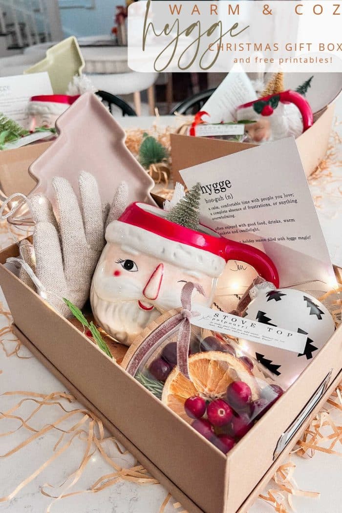 Warm and Cozy Hygge Christmas Gift Boxes