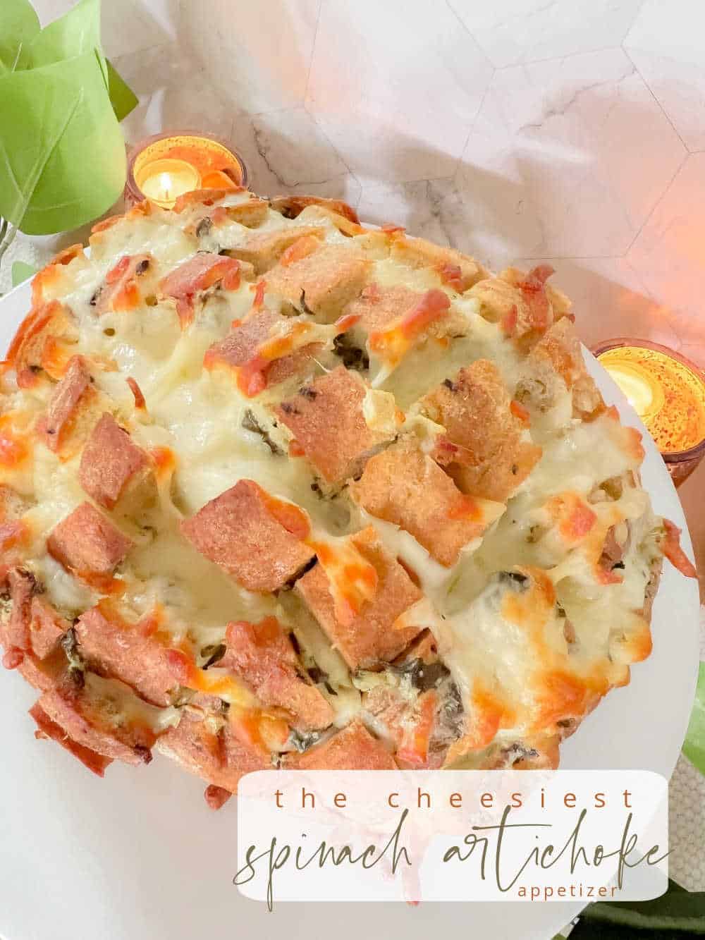 Cheesy Spinach Artichoke Bread: The Ultimate Holiday Appetizer for the Thanksgiving, Christmas and Game Day!