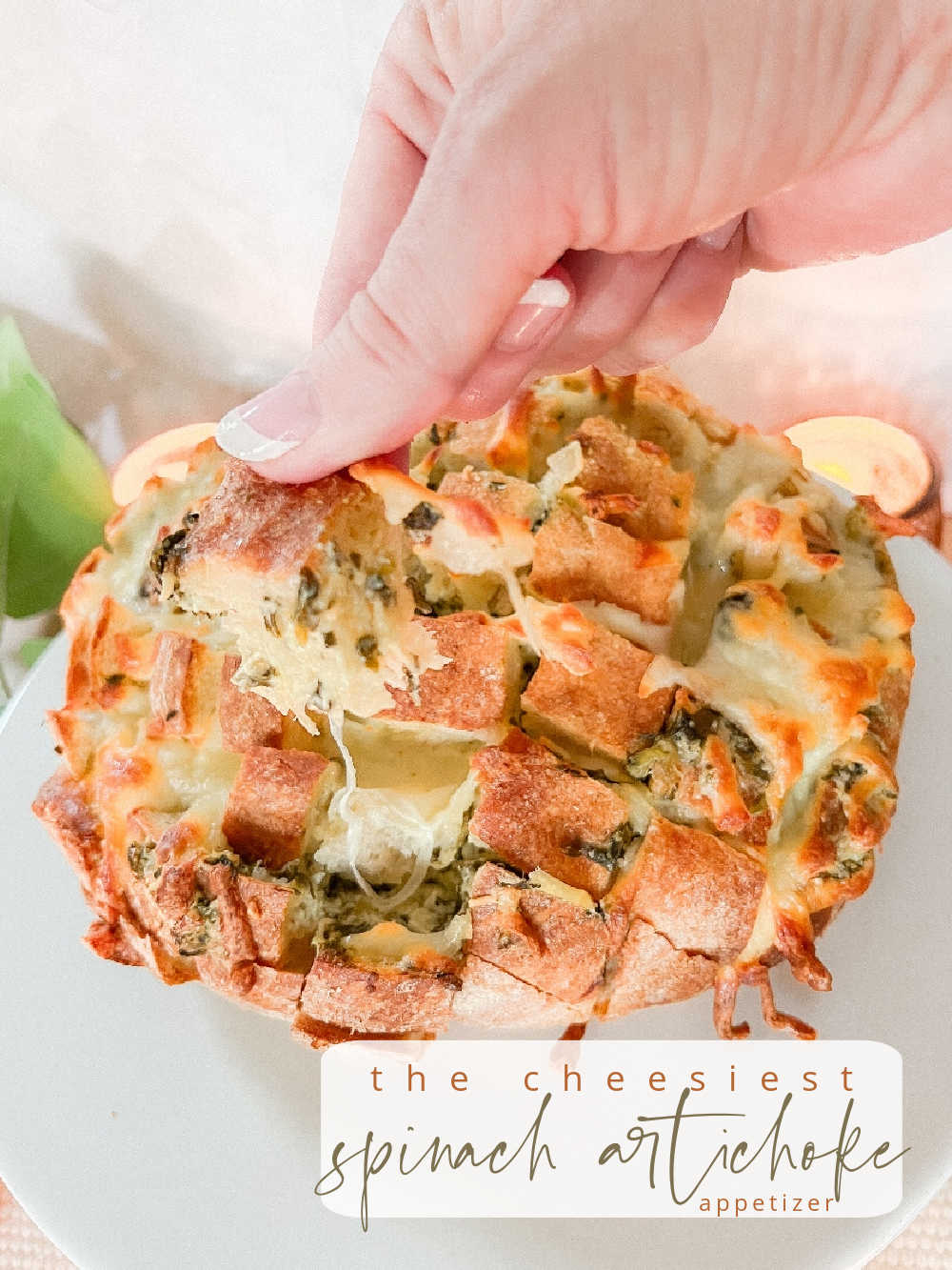 Cheesy Spinach Artichoke Bread: The Ultimate Holiday Appetizer for the Thanksgiving, Christmas and Game Day!