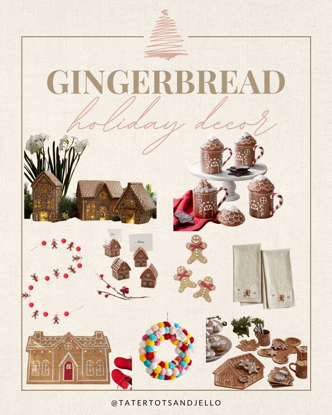 Sweeten Your Holidays: A Gingerbread Wonderland in Home Decor. Embrace the enchanting tradition of gingerbread in your holiday decor with this curated collection.