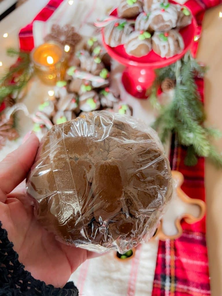 Chewy Soft Christmas Gingerbread Cookies