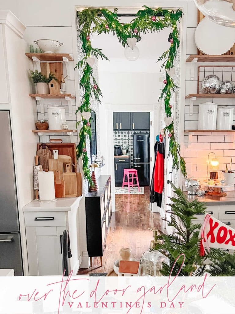 Over The Door Garland Valentine's Day Edition