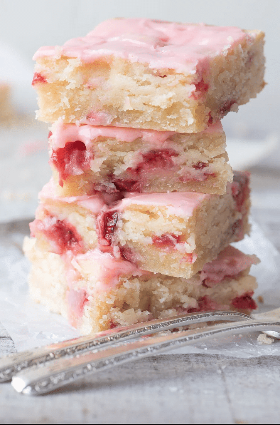 If you could only have one strawberry dessert this season, these fruity little strawberry bars would have to be the one
