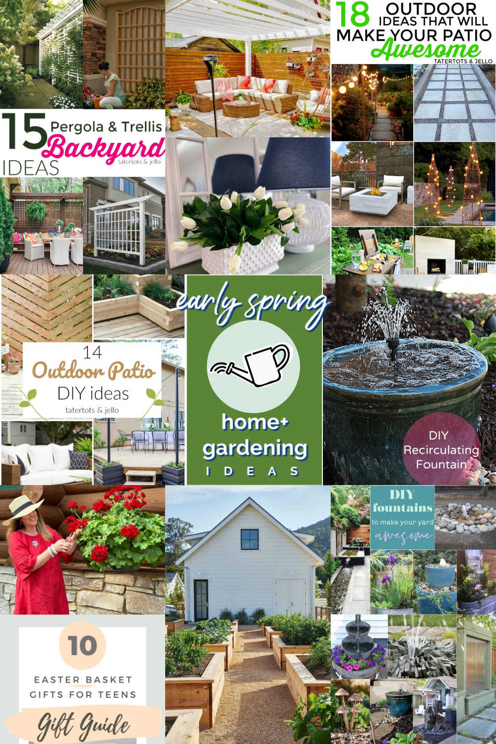 Early Spring Home and Gardening Ideas. Discover a plethora of creative and budget-friendly DIY gardening and yard ideas to transform your outdoor space into a blooming haven this spring.