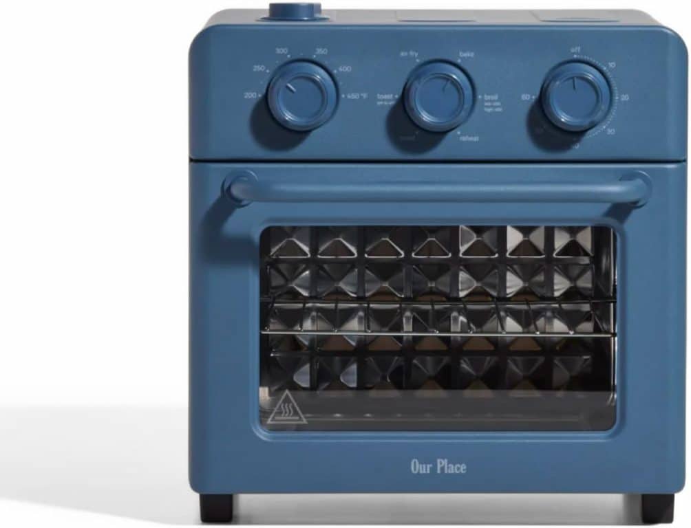 My sister has this 6-in-1 oven and loves it! It is so pretty sitting on the counter and comes in 3 different colors. 